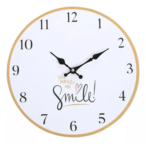 Outpicker Reloj de pared de 60 cm, reloj de pared grande vintage con  engranaje giratorio, reloj de pared decorativo de madera, reloj de pared  grande
