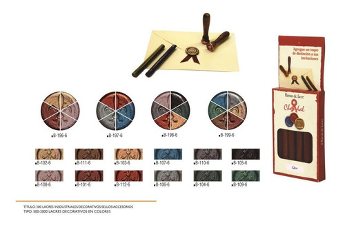 Lacre Decorativo Para Sellos