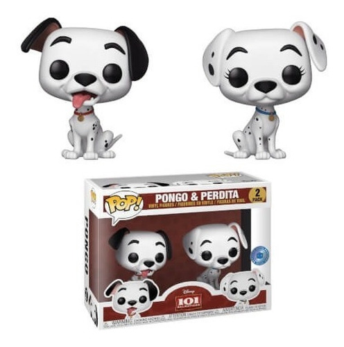 Funko Pop: Disney - 101 Dalmatas - Pongo Y Perdita Exclusivo