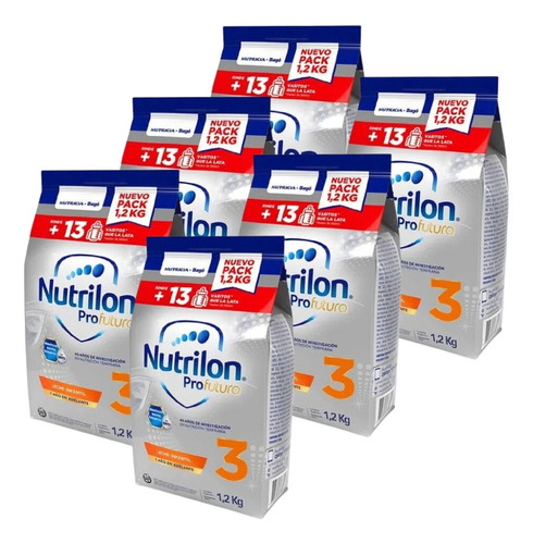 6un Nutrilon Profutura 3 Bolsa 1.2kg Leche De Formula En Pvo