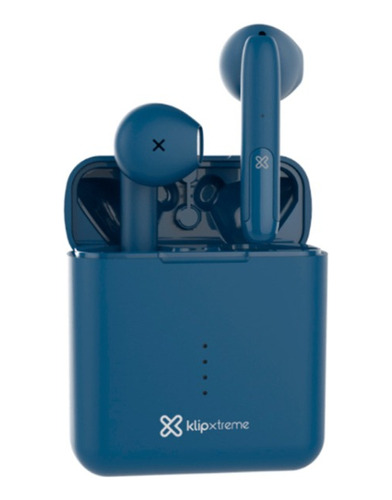 Audifono + Microfono Kli Xtreme Twin Touch In Ear Blu Ipx4 -