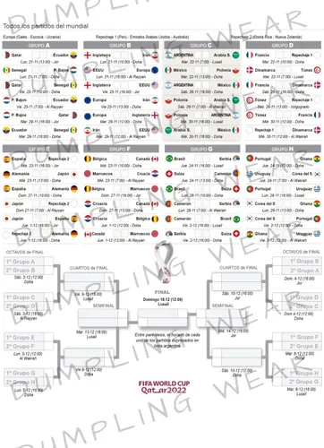 Fixture Mundial Qatar 2022 Para Impimir