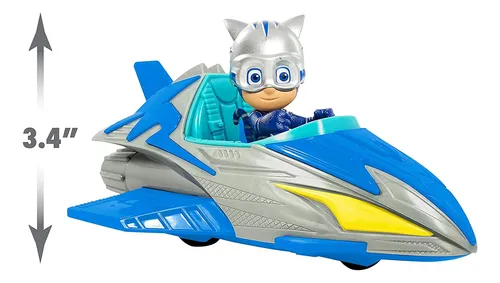 Pj Masks Héroes En Pijamas Catboy Móvil Carro Con Figura