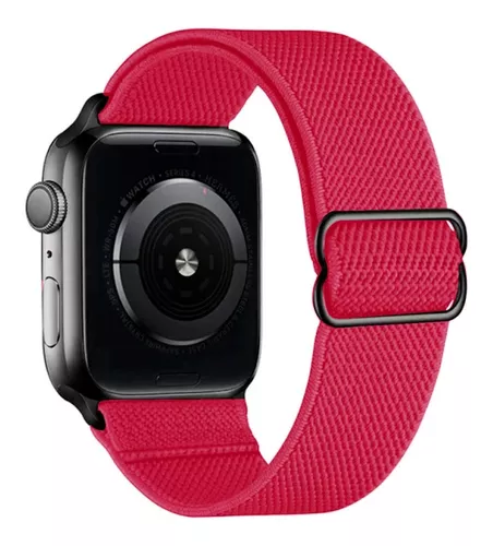 Correa Compatible Con Amazfit GTS2 Mini Rojo Hebilla 20mm GENERICO