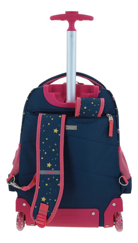 Mochila Chenson Ruedas Escolar Primaria Happy Girl Estar Hg66502-9