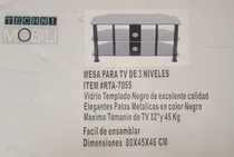 Comprar Mesa Tv 32 - 39  Vidrio Templado Y Tubular