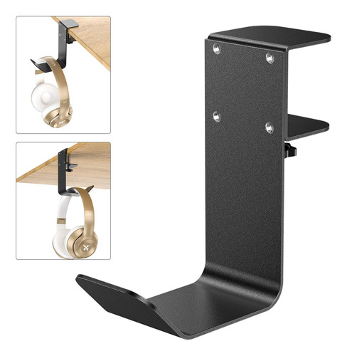 Clamp-on Under Desk Headphone Holder/backpack Hook/pc Gaming