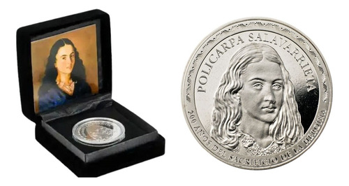 Moneda Conmemorativa Policarpa Salavarrieta La Pola 200 Años