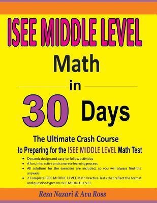 Libro Isee Middle Level Math In 30 Days : The Ultimate Cr...