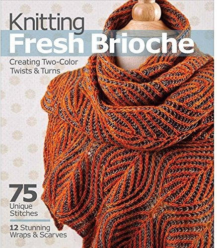 El Hacer Punto Fresco De Brioche: Creación De Dos Colores Gi
