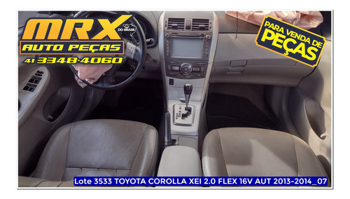 Suacata Corolla Xei 2.0 Flex 16v Aut 2014 Peças