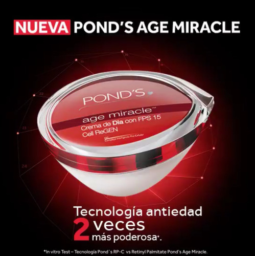 Caja 6 Cremas Nueva Pond's Age Miracle Día 50 Ml. Fps