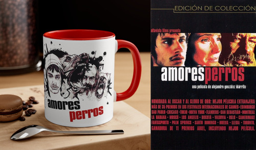 Taza De Amores Perros ( 11 Onzas ) + Dvd Amores Perros 