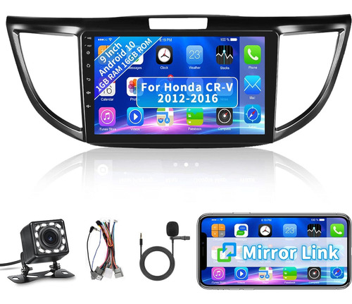 Android Double Din Car Estéreo Para Honda Crv 2012-2016