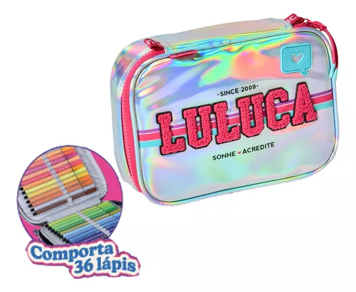 Bolsa Holográfica Luluca- Clio - Lojas Quanta Coisa