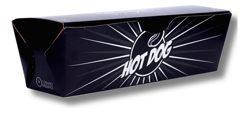 Caixa Hot Dog Bom Apetite Delivery 22x7x6cm C/100