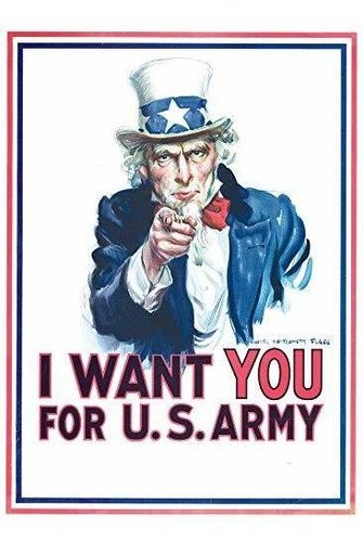 Palacelearning Uncle Sam - I Want You For U.s. Army Poster -
