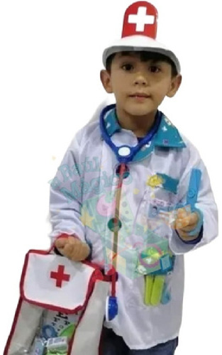 Disfraz Doctor Medico Niño Niña Cod: 22274