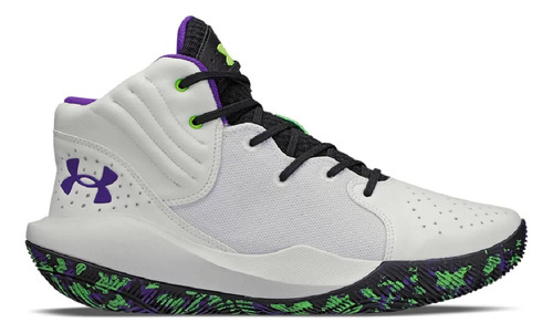 Tênis Under Armour Jet 21 color white/black/purplzest - adulto 45 BR