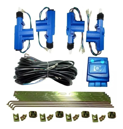 Imagen 3 de 7 de Kit Cierre Centralizado Universal Joy Para Alarma 4 Puertas