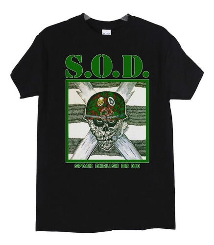 Polera Sod Speak English Or Die Metal Abominatron