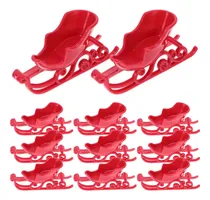 Comprar Bestoyard 12 Pieza Trineo Navidad Plastico Papa Noel Reno