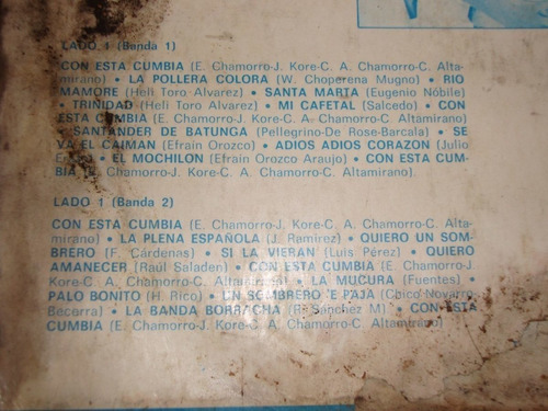 Vinilo Los Pescadores Cumbia Cumbia Cumbia C4