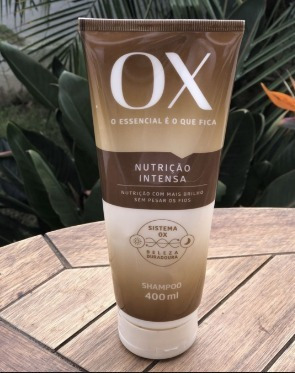 Imagem 1 de 5 de Shampoo Ox Nutrição Intensa 400ml