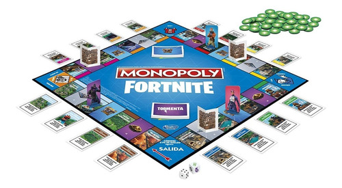 Juego De Mesa Monopoly Edición Fortnite