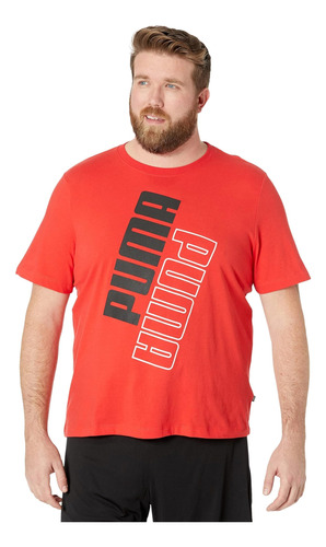 Puma Y Camiseta Tall Power Core Roja 1xt