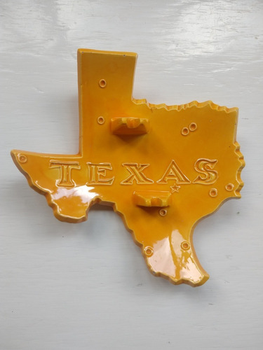Cenicero Cerámico Vintage Mapa Texas