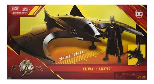 Dc Flash Batman 30cm Con Batwing 70cm Spin Master