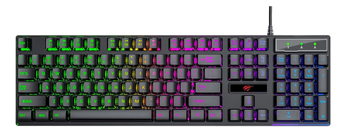 Teclado Gamer Njoytech Con Retroiluminación Rgb