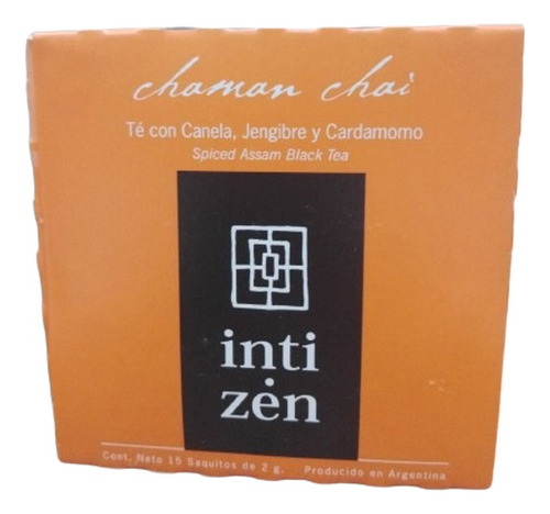 Té Chaman Chai Inti Zén (15 Saq De 2 G )