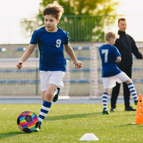 L Jugar Al Fútbol Deportes Coloridos Fútbol Fútbol Al Aire
