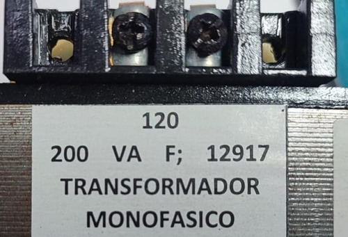 Transformador Monofasico  200va 277/120v