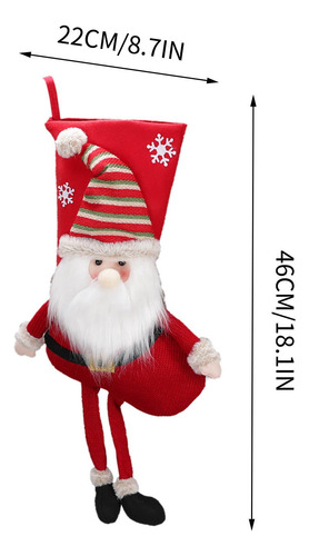 Calcetines Decorativos Navideños P Con Forma De Muñeco De Ni