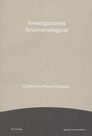 Libro Investigaciones Fenomenológicas