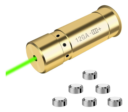 Bore Laser Sight 9mm/40sw/12ga Boresighter Láser Con 3 Juego