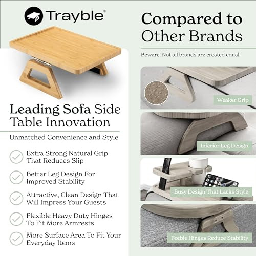 Brazo De Mesa Clip On Tray Mesa De Sofá Para Sofás Anchos. M