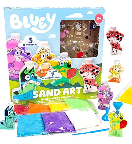 Bluey Sand Art, Create Your Own Y Bingo Sand Art Kit, Incluy