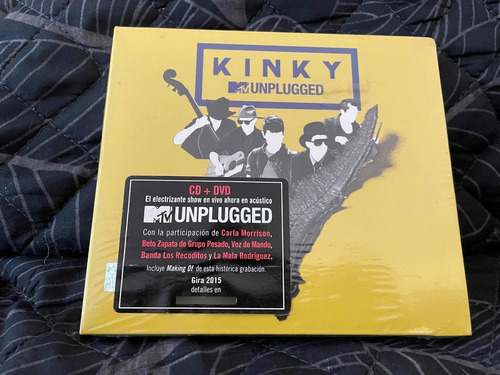 Kinky Mtv Unplugged Cd + Dvd 13 Tracks Hasta Quemarnos