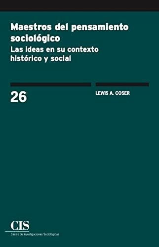 Libro Maestros Del Pensamiento Sociologico  De Coser, Lewis