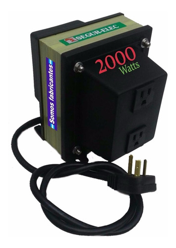 Autotransformador 220v/110v 2000w Artefactos Usa Oferta