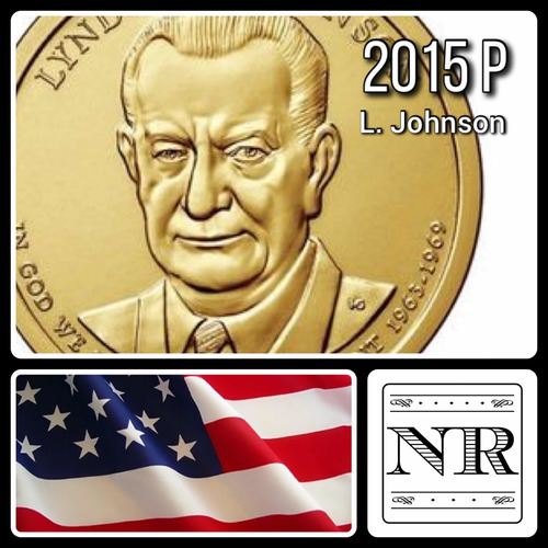 Estados Unidos - 1 Dolar - Año 2015 P - Km #609 - L Johnson