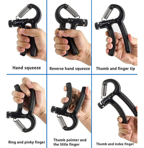 Hand Grip Com Mola Ajustável 5 A 60kg Fitness Fort