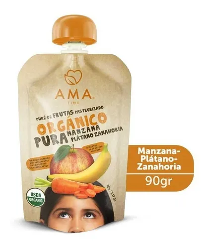 Pack 32 Purés - Compotas De Vegetales Y Fruta Orgánica