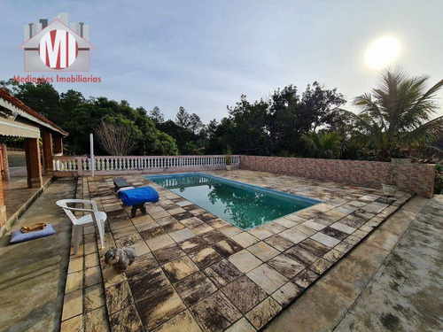 Imagem 13 de 30 de Linda Chácara Com Escritura, 3 Dormitórios Piscina, Pomar, Edícula, À Venda, 3800 M² Por R$ 650.000 - Zona Rural - Pinhalzinho/sp - Ch0992