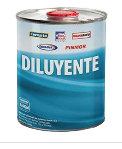 Diluyente Pa-100 Duco/acrílico Sipa 1/4 Galón