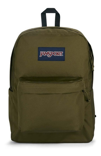 Mochila Jansport Superbreak Plus Laptop Army Green Color Army Green